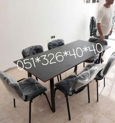 dəmir oturacaq: Oğlan və qız üçün, Yeni, Siyirməsiz, Yazı masası, Stullar ilə — 29