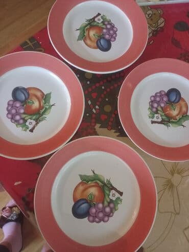 двери новые: Тарелки, цвет - Розовый — 3