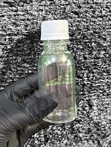 banka alan: Şəffaf plastik butulka dəsti - Material: yüngül və davamlı şəffaf PET — 3