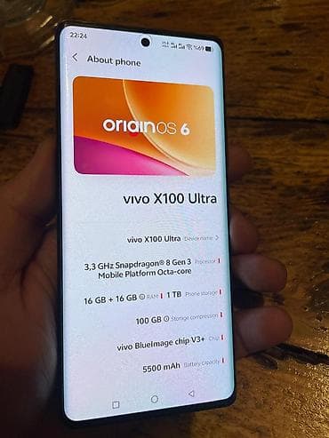 1288 telfon: Vivo X100 Ultra, 1 TB, rəng - Qara, İki sim kartlı — 3