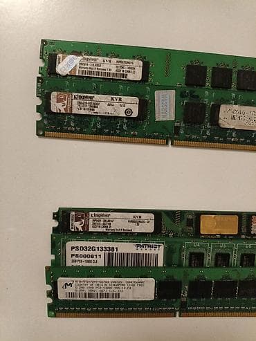 komputer notbuk: Operativ yaddaş (RAM) Kingston, 2 GB, < 1333 Mhz, DDR2, PC üçün — 1
