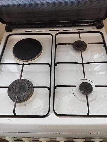 Plitələr və bişirmə panelləri: Qarışıq sobası Ayrıca dayanan, 4 gözlü, İşlənmiş — 3