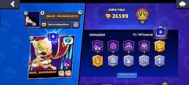 Profillər, şvellerlər: Brawl Stars hesabı – yüksək inkişaf etmiş profil - Kupa yolu: 26,599 — 4