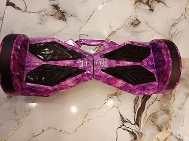 elektrik gitara: Özünütarazlayan skuter (hoverboard) – bənövşəyi “qalaktika” dizaynı — 1