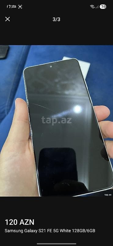 Samsung Galaxy S21 FE, 128 GB, rəng - Ağ, Sensor, Barmaq izi, İki sim kartlı — 2