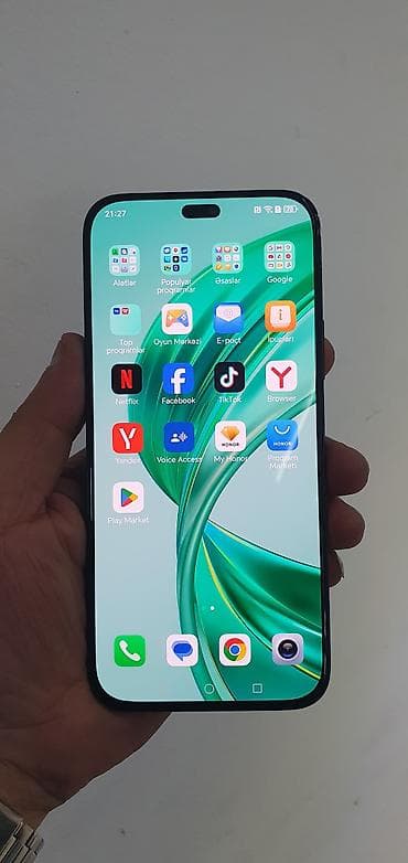 ev telefonlar: Honor X8a, 128 GB, rəng - Qara, Sensor — 1