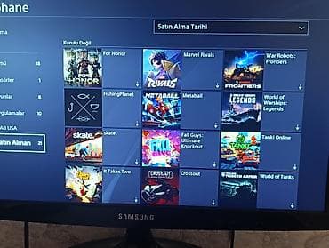 Şəkildəki original dəst PS4 slim 500gb nöqtə cızıq yox +2 pult+ 2disk — 8