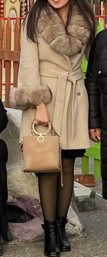 qadin az: Palto, rəng - Bej — 6