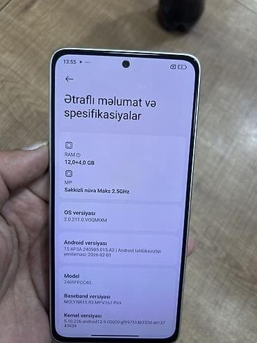 dubay tel: Poco M7 Pro 5G, 256 GB, rəng - Gümüşü — 2