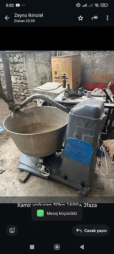 Restoran, kafe avadanlığı: 50 kq — 1