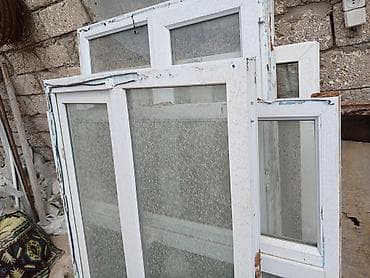 pencere plastik: Plastik (PVC) pəncərə və qapı panelləri dəsti - Ağ rəngli PVC — 1