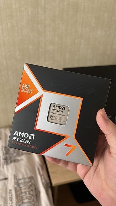 Prosessor AMD Ryzen 7 Ryzen 7 9850X3D, > 4 GHz, 8 nüvə, Yeni