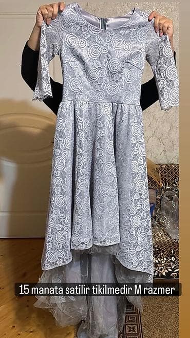 gelinlik donlar: Qadın geyimləri – donlar 1) Firuzəyi rəngli ziyafət donu - Ölçü — 5