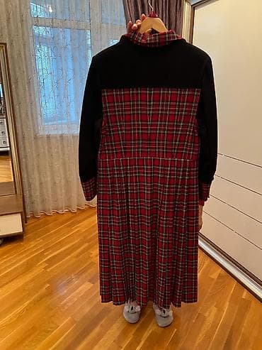 Asia: Qadın geyimləri dəsti 1) Firuzəyi rəngli don - Model: Uzun, beldən — 8