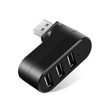 USB 2.0 3-Portlu Mini Hub Adapter - Qoşulma: USB-A (erkək) –