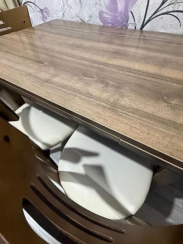 stol stul kafe ucun: Mətbəx üçün, Yeni, Açılmayan, Dördbucaq masa, 4 stul — 7