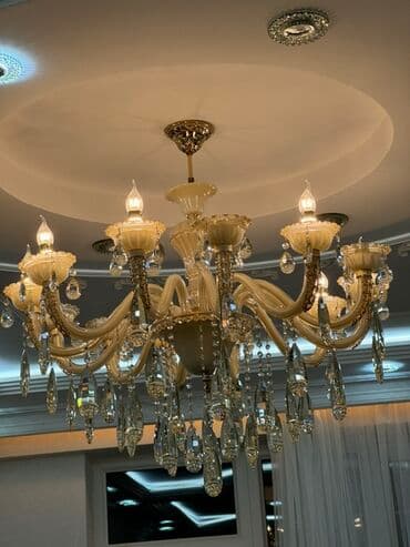 Qab-qacaq və mətbəx ləvazimatları: Çılçıraq, 10 və daha çox lampa, Metal — 3