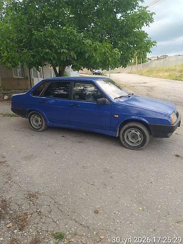 teker 2107: VAZ 21099 sedan – mavi rəngli mator karopka qranat idyal vəziyyətdə — 9