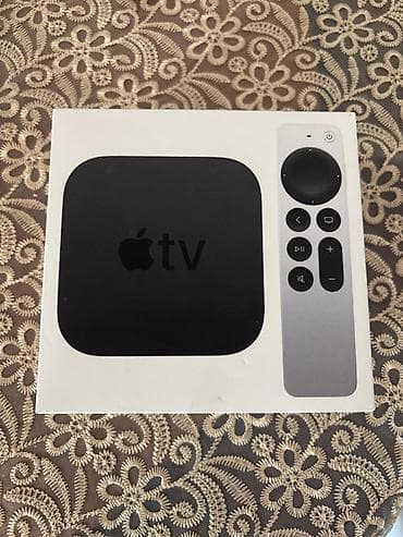 antenna tv: Apple TV HD (32GB, 1080p). Original qutusu və pultu ilə birlikdə. 🔹 — 1