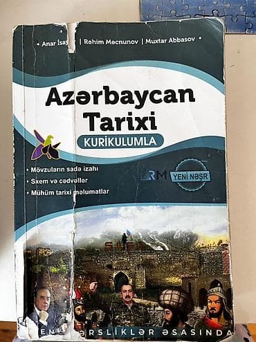 Dərslik və kitab dəsti Paketdə olanlar: - - Azərbaycan Tarixi