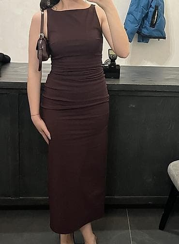 ağ donlar instagram: Qadın ziyafət donu - Rəng: tünd bənövşəyi/bordo -1 dəfə istifadə — 2