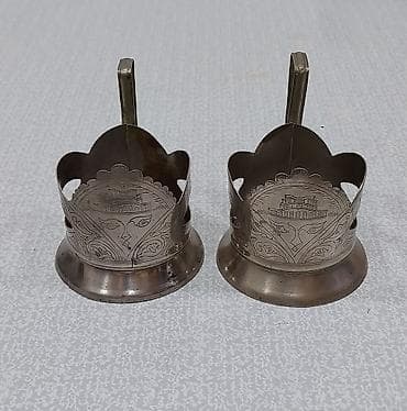 karaca qab: Stəkanlar, rəng - Gümüşü, 1 əd, SSRİ — 4