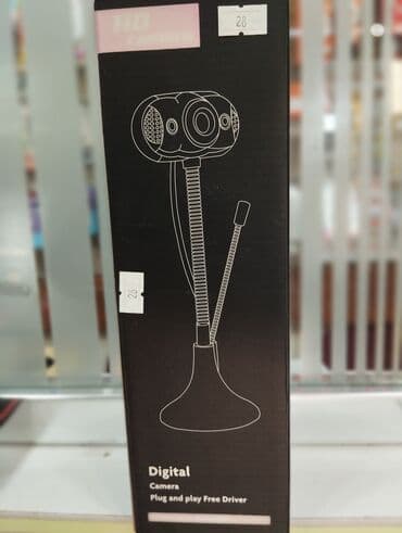 Колонки для ПК и ноутбуков: Qara rəngdə, USB ilə qoşulan veb-kamera. Kompüter və ya noutbuk üçün — 5