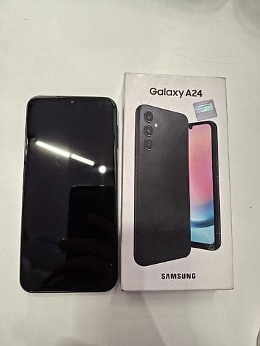 Samsung Galaxy A24 4G, 128 GB, rəng - Qara, İki sim kartlı
