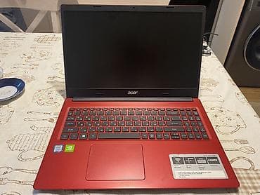 prosessor satilir: Acer Aspire 3 A315-55G-34QS noutbuk - Rəng: qırmızı gövdə - Ekran — 2