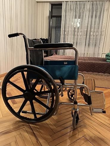 Tibbi avadanlıq: Universal əlil arabası - Mexaniki tip, böyük arxa təkərlər və ön — 4