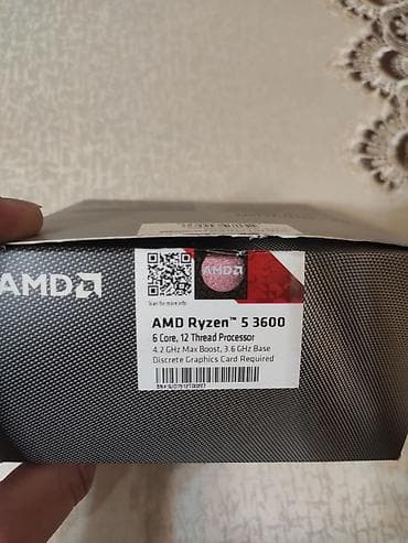 Prosessor AMD Ryzen 5 3600, 3-4 GHz, 6 nüvə, İşlənmiş — 4