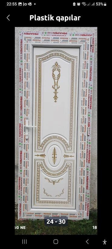 ucuz plastik qapi pencere: Yeni Plastik qapı 80x200 sm Zəmanətli, Pulsuz çatdırılma, Rayonlara çatdırılma — 18