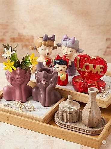ваза для сладостей: Dekorativ keramika dəstləri – ev və ofis interyeri üçün Məhsul — 2