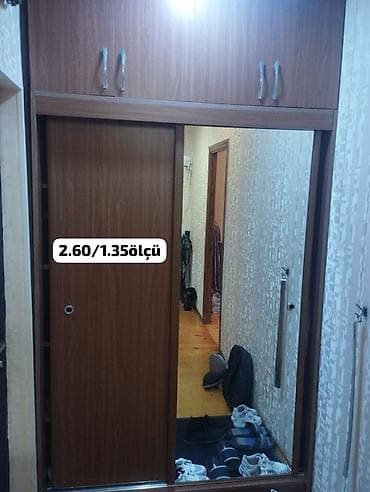 Ev və bağ: 2 qapılı, Güzgülü, Qəhvəyi, Kupe, Düz dolab — 1
