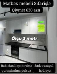Mətbəx mebeli yeni dəst