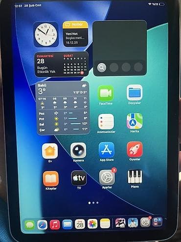 ipad mini: Apple iPad mini (6‑cı nəsil) - Rəng: Purple (bənövşəyi) - Ekran: 8.3" — 2