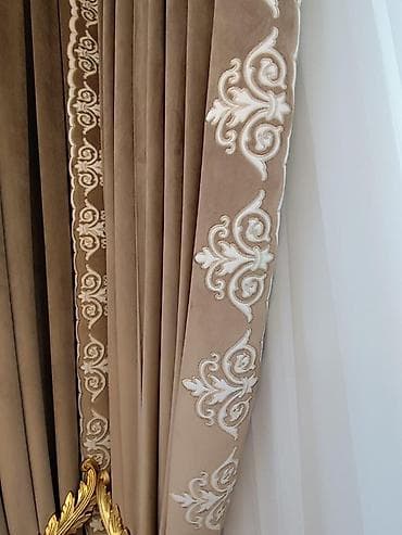 1 yaş dekoru: Klassik üslubda pərdə dəsti Dekor 12 metr Tül 26.50 Günlük 11.20 — 5