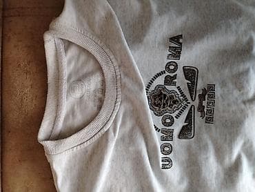 dəs paltar: UOMO ROMA loqolu boz svitşört - Rəng: açıq boz (melanj) - Model — 1