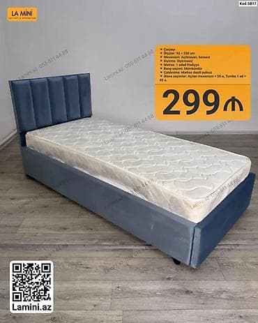 Çarpayı – La Mini - Ölçülər: 90 × 200 sm - Mexanizm: Açılmayan lalafo.az -da Çarpayı – La Mini - Ölçülər: 90 × 200 sm - Mexanizm: Açılmayan