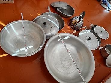 Посуда для готовки: Кастрюля, цвет - Серебристый, Алюминий — 2