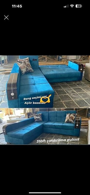 Künc divan, Yeni, Açılan, Bazalı, Şəhərdaxili pulsuz çatdırılma