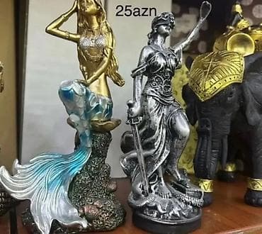 bronza fiqurlar: Temida (Ədalət) fiqurları – dekorativ heykəlciklər - Modellər: Ədalət — 2