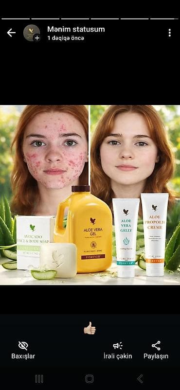 Kosmetik dəst, 4 məhsul