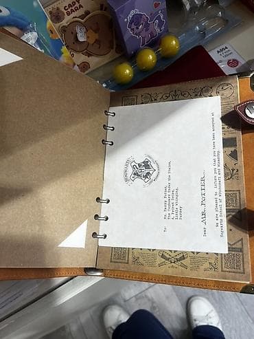 ofis əşyaları: Harry Potter mövzulu dəftər – Gryffindor/Hogwarts dizaynı - Qapaq — 2