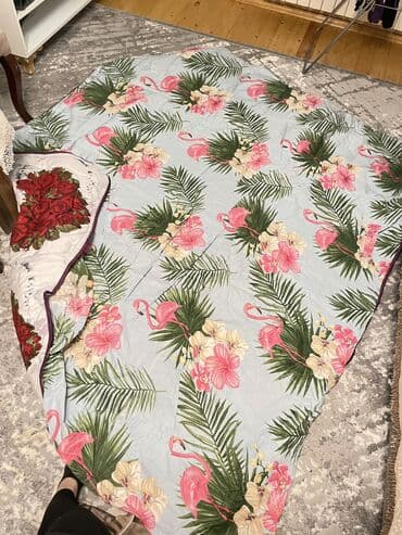 2terefli yorgan yastiq desti, 150 azn alinib yenidir