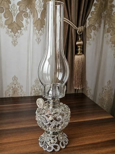 samdanlar ve saat: Gəlin lampası (toy üçün lampa) - Klassik şüşə şamandıra və hündür — 1
