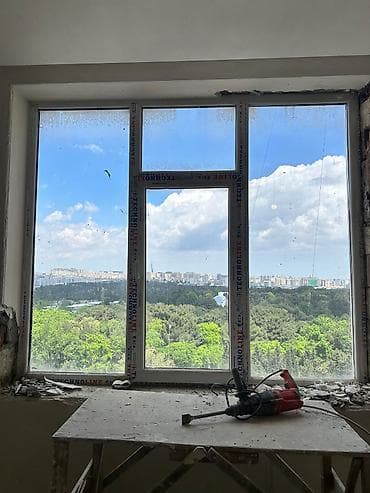 Təmir və tikinti: 2-ci il plastik pəncərə 2170*1875 mm, ciftli, 2 qat şüşə paket — 1