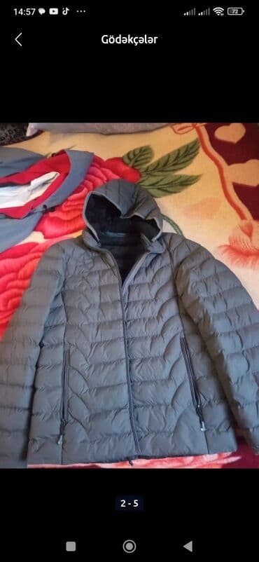 Tezedir bir-iki dəfə geyinilib rahatdı boyu 1.70 75.e olan adam