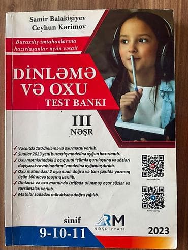 Məhsul: “Dinləmə və Oxu – Test Bankı”, III nəşr Müəlliflər: Samir lalafo.az -da Məhsul: “Dinləmə və Oxu – Test Bankı”, III nəşr Müəlliflər: Samir