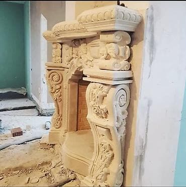 3d panel: Təbii daşdan dekorativ oyma və memarlıq elementləri – layihə və — 8